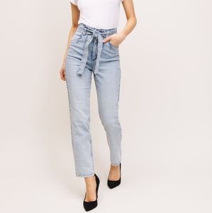 Dynamite Acid wash paper bag waist pants